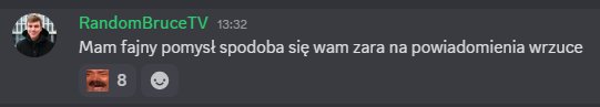 WolniBrusiciele's tweet photo. Wielkie ogłoszenie gerberka. Napisał, że zaraz, więc pewnie do 16 się wyrobi
#randombrucetv https://t.co/cBgyiZCa5F