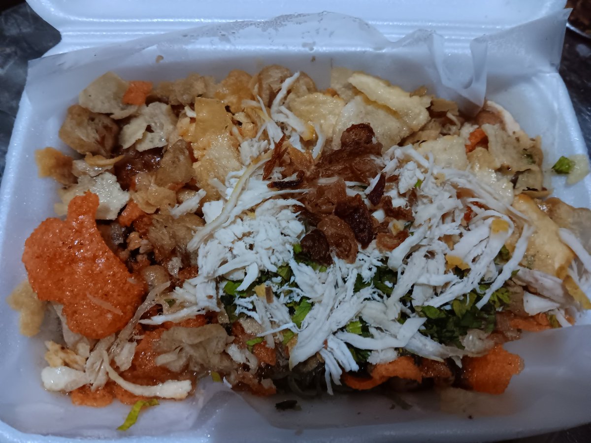 Akibat semingguan makan dan minum yg manis, gigi jadi ngilu dan sakit, makan malam hari ini dgn buryam.