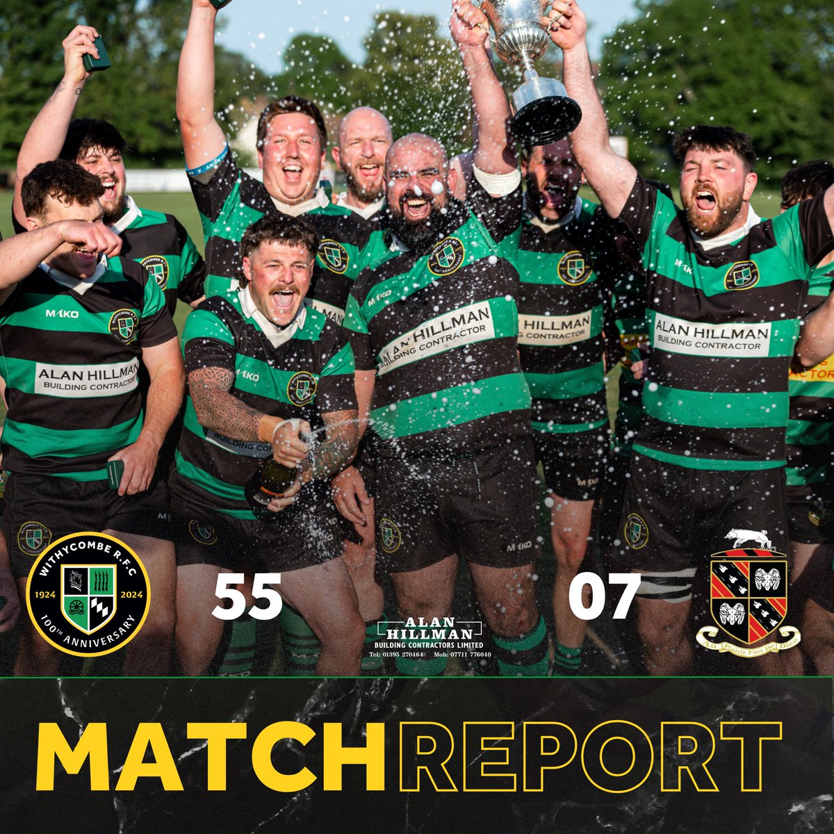 𝗪𝗶𝘁𝗵𝗶𝗲𝘀 𝗖𝗿𝗼𝘄𝗻𝗲𝗱 𝗖𝘂𝗽 𝗖𝗵𝗮𝗺𝗽𝗶𝗼𝗻𝘀

Report from Saturday’s cup final is available to read online now… bit.ly/withies

🤝 Withies x Alan Hillman Building Contractors

#Withies