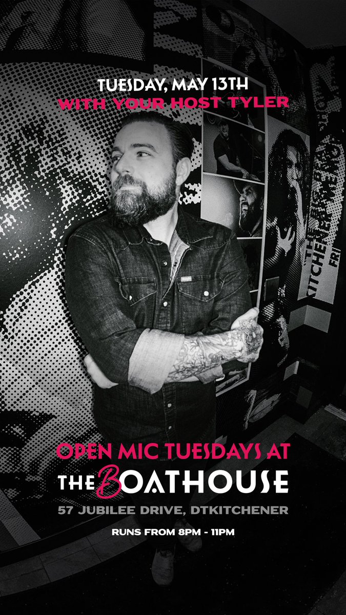 TONIGHT WE OPEN MIC! Registration starts at 7:30pm. Music starts at 8pm. We hope to see you there ✌️ Make your reso here: boathousedtk.com