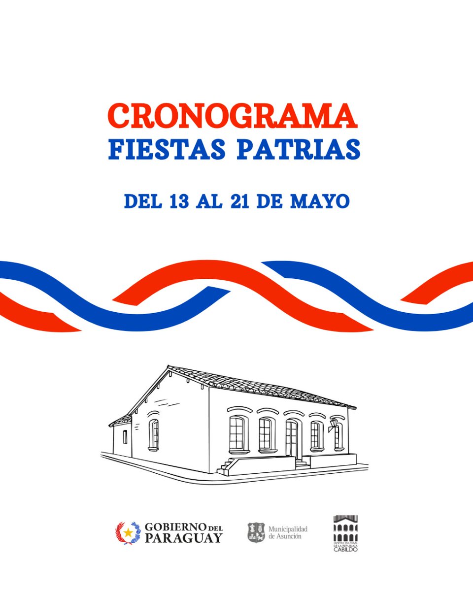 ParaguayTVHD's tweet image. 🗓️Agenda por fiestas patrias y Día de la Madre:
¡¡Muchas actividades para toda la familia!!🤩✨
#Senatur #14DeMayo #Turismo #FiestasPatrias