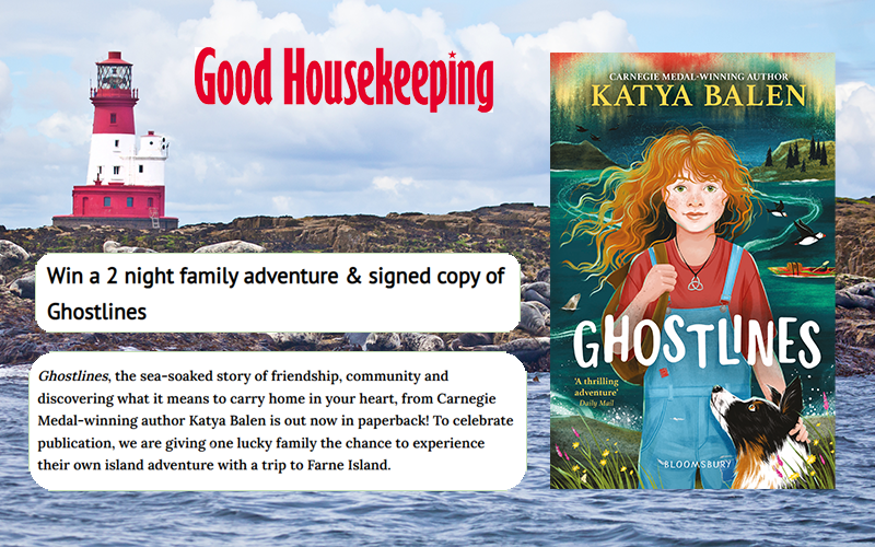 KidsBloomsbury's tweet photo. To celebrate the publication of #Ghostlines in paperback we've teamed up with Good Housekeeping to offer you the chance to #WIN your very own sea-soaked adventure! 🌊 🌊 🌊 Enter here: https://t.co/oNdBjTDG6Y https://t.co/fWe6s1pWdA