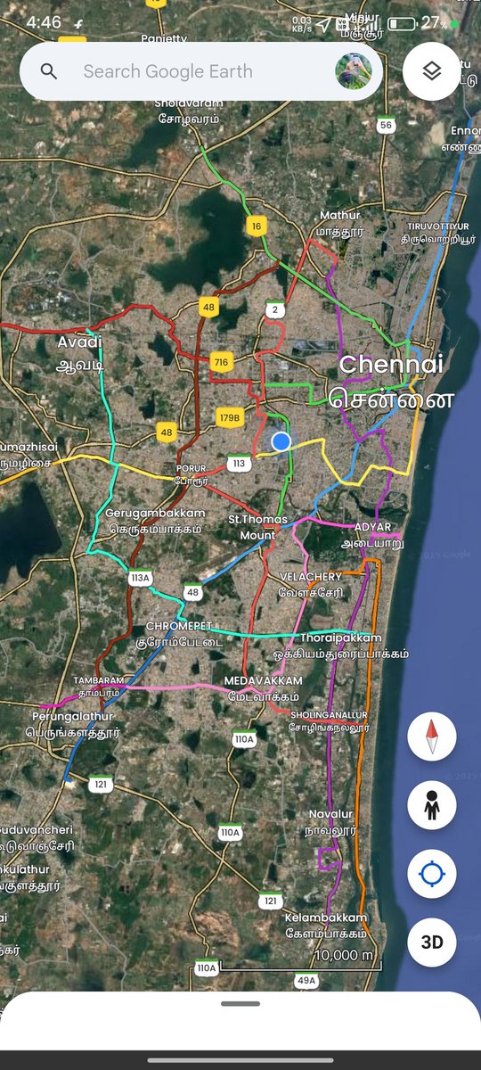 SandyStark_01's tweet photo. My Proposed Chennai Future Metro Lines [ Line 1 - 9 ] ~ 420 kms.

Can anyone suggest adding a new line or new extension ? 

@cmrlofficial @CumtaOfficial @CMDA_Official @UpdatesChennai @TheVenks @karthi9003 @lonestar1007 @NammaChennai_ @sundarmail https://t.co/yJA0Unp2Wn