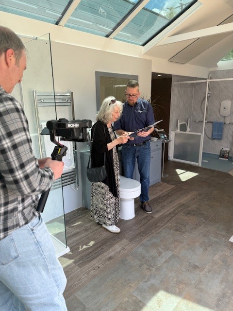 AHMBathing's tweet photo. 📷 Today, we’re filming today at our Blackdown Showroom in beautiful Somerset!
It’s an exciting week for AHM as we shoot across various locations – bringing to life plans that have been in the making for months. 📷📷
We can’t wait to show you what’s coming…watch this space! 📷 https://t.co/rwivfohpuW