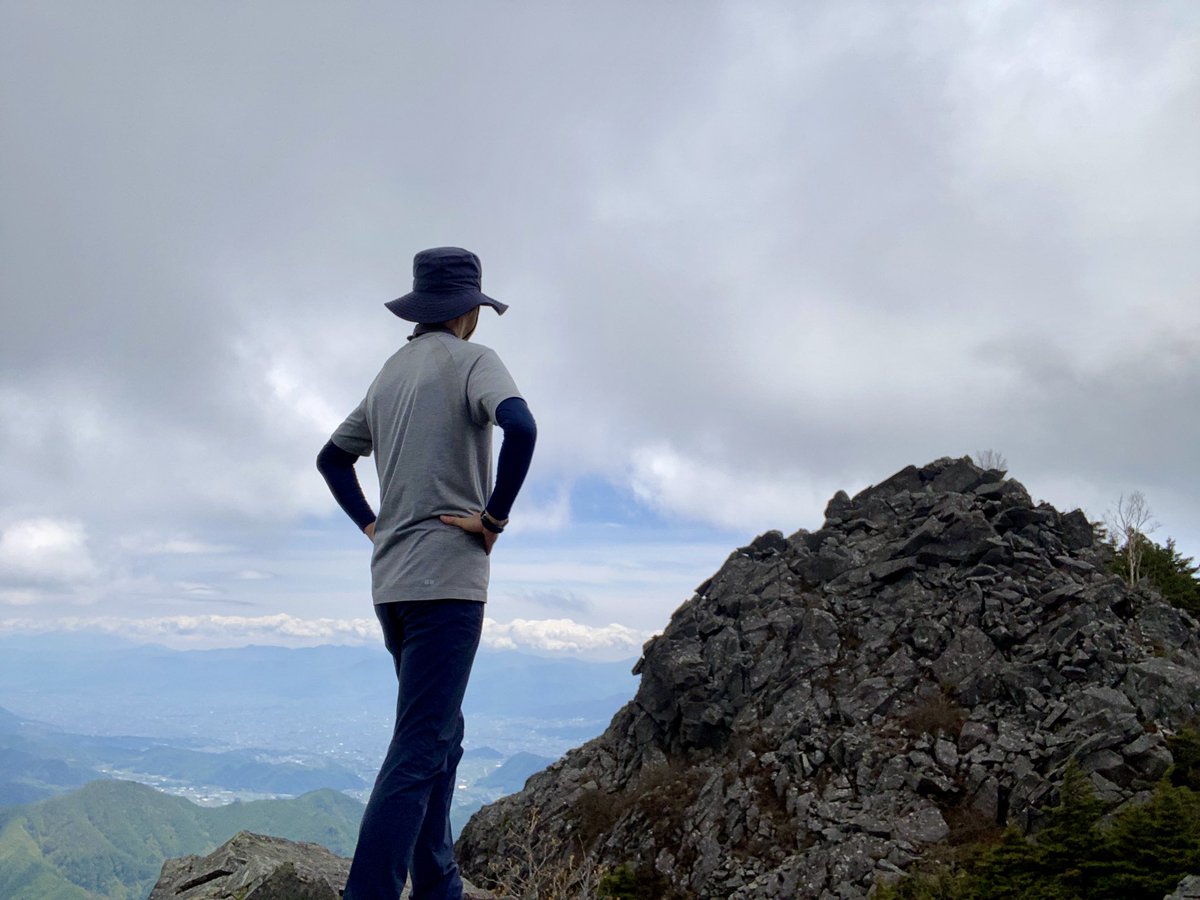 乾徳山降りたら晴天になるんだよね〜