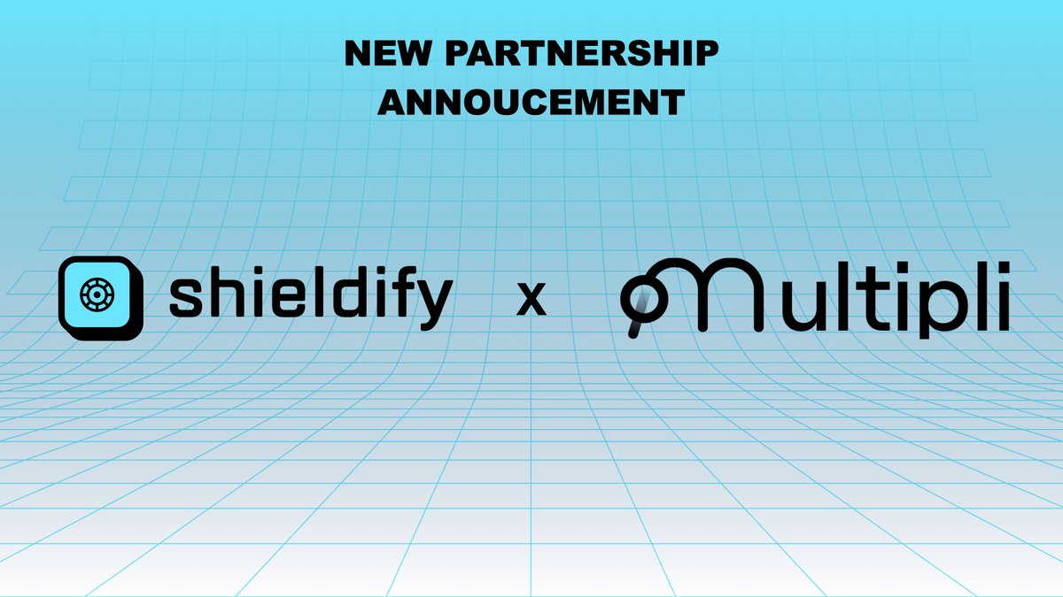 Shieldify Security (@shieldifysec) on Twitter photo New security partnership, this time for <a href="/multiplifi/">Multipli.fi</a> 🤝
With close to $80M in TVL, they're growing fast. We're now their security partners, protecting their journey toward success.
Thank you for your trust! 🫡 New security partnership, this time for <a href="/multiplifi/">Multipli.fi</a> 🤝
With close to $80M in TVL, they're growing fast. We're now their security partners, protecting their journey toward success.
Thank you for your trust! 🫡