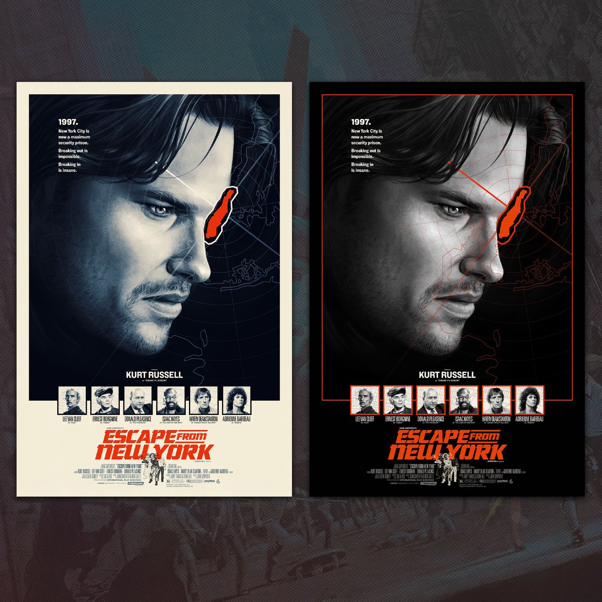 VicePressNews's tweet image. Vice Press Home Video Presents - John Carpenter's Escape From New York
Available on VHS, along with new 24x36 inch posters by @PhantomCityCrtv, & original Theatrical One-Sheet poster.
Available this Thursday at 6pm UK time
More info - vice-press.com/blogs/news/vic…