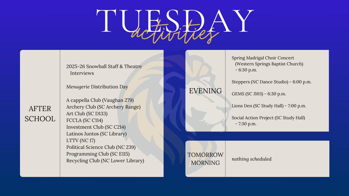 𝙏𝙤𝙙𝙖𝙮 𝙞𝙣 𝘼𝙘𝙩𝙞𝙫𝙞𝙩𝙞𝙚𝙨 (Tuesday, May 13)
#WeAreLT #JustPickTwo