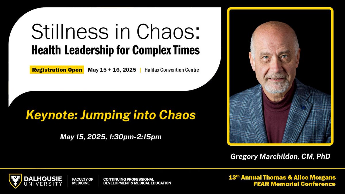 The future of healthcare is shifting. Dr. Gregory Marchildon breaks down the evolving landscape of health systems at the Fear Conference. Don’t miss it! 

Register: registration.cpd.dal.ca/Registration/W…