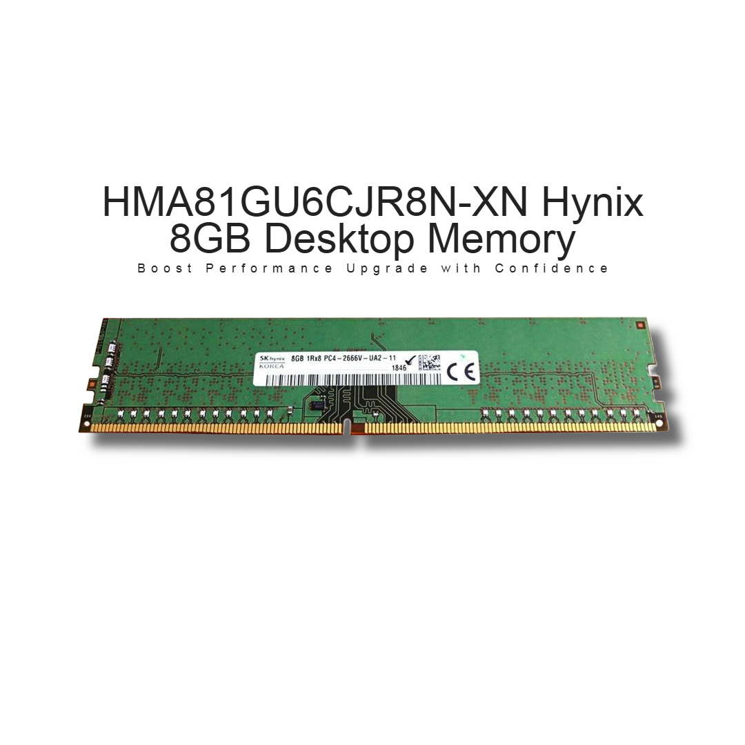 Memory4Less's tweet photo. HMA81GU6CJR8N-XN Hynix 8GB DDR4 Desktop Memory 
Order Now: https://t.co/3KvEFJOuJp
YT Video: https://t.co/IURf8A6Wct
#HMA81GU6CJR8NXN #Hynix #DDR4Memory #PCUpgrade #DesktopRAM #3200MHz #ReliablePerformance #HynixDDR4 #MemoryUpgrade #FastAndEfficient #TechEssentials https://t.co/TJabou2wTM