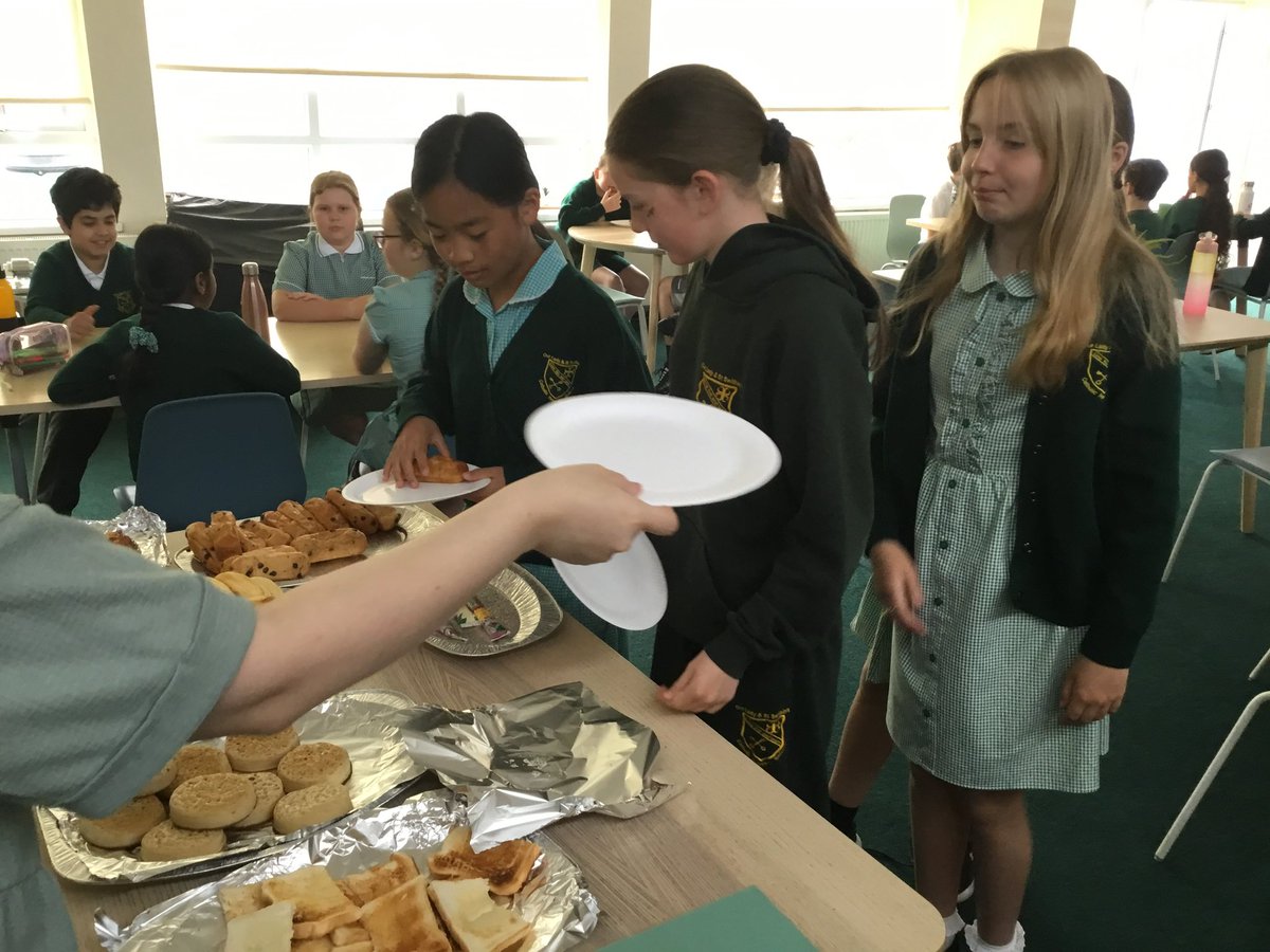 Year 6 SATs Breakfast Club - all ready for Day 2 🙌 Good Luck everyone 💚