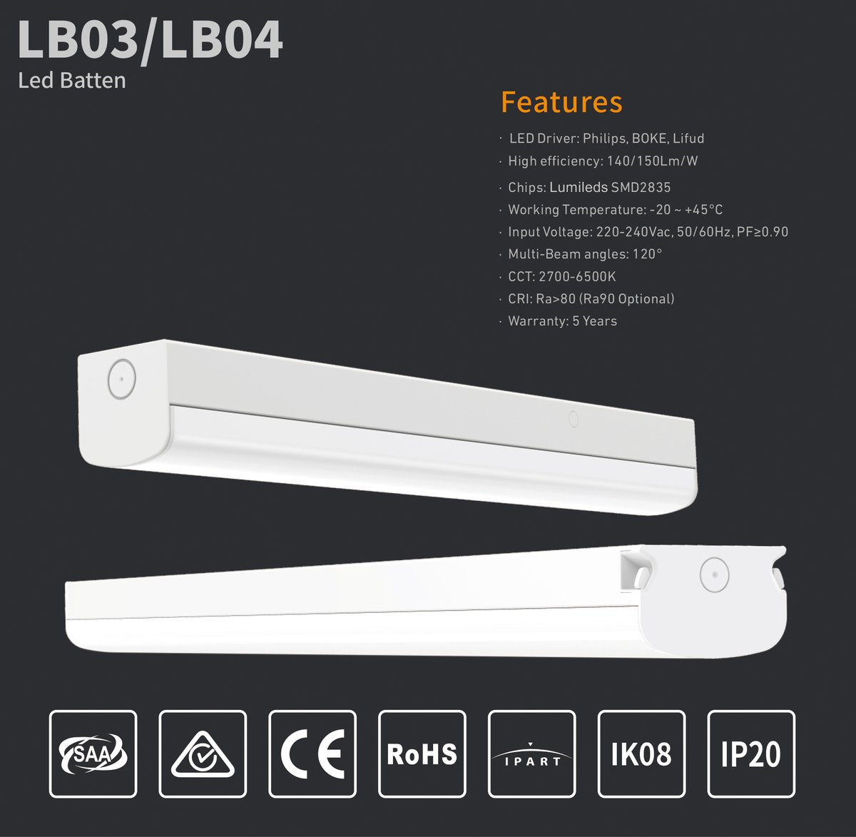 lily0086cn's tweet image. Our ‌LED Battens‌ are here to light up your projects!

✅ ‌Versatility‌: Choose from ‌Standard‌, ‌Sensor‌, ‌Emergency‌, or ‌Emergency+Sensor‌ models – all ‌SAA-certified‌.
✅ ‌AS2293 Compliance‌
✅ ‌Stocked in ‌Sydney, Australia‌
#LEDbatten #LEDbattenlight #battenlight #LEDLight