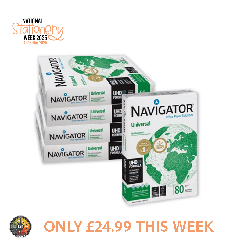 A4 PAPER OFFERS!
To celebrrate National Stationery Week we're selling this Navigator Universal A4 Paper 80gsm White (2500 Pack) for only £24.99!!
Call us to order on 0131 346 1494
#NatStatWeek #ProductOffers #LoveStationery #a4paper
tinyurl.com/25a5v6t9