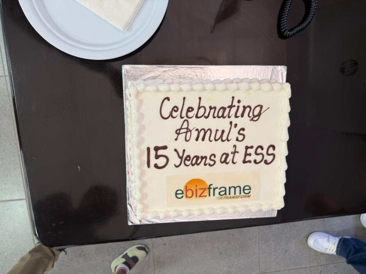 ESS_India's tweet image. 🎉 Congratulations to Mr. Amul Maruti Kanawade on completing 15 amazing years with ESS!🎉

Your leadership, dedication, and humble spirit have inspired us all. Here’s to the impact you’ve made—and all that’s still to come! 

#WorkAnniversary #ESSFamily #Leadership #15YearsStrong