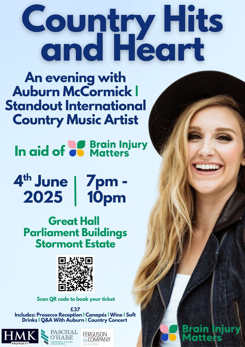GMKAnderson's tweet image. Buy your tickets now for #CountryHitsAndHeart in aid of @BrainInjMatters to support families affected by #ABI: register.enthuse.com/ps/event/Count…

Join us for an unforgettable evening of music, network &amp;amp; dancing: all in aid of @BrainInjMatters 
#LivingBeyondABI
#CountryHitsAndHeart