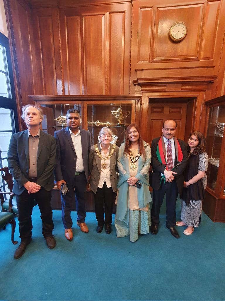 Happy to be invited to Camden Town Hall by the Mayor of Camden and to share our journey as civic mayors together and to support our local charities.