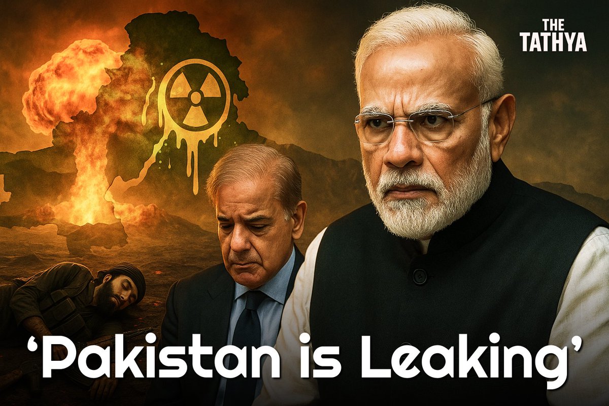 The Tathya (@_thetathya) on Twitter photo Remember when PM Modi said, “Our objectives are big, time is less”? 🔥
He was actually referring to dismantling Pakistan’s nuclear arsenals, warheads, and facilities.
That bold move left Pakistan trembling—and pleading for mercy.
Follow <a href="/_TheTathya/">The Tathya</a> to have your mind blown. 🧵 Remember when PM Modi said, “Our objectives are big, time is less”? 🔥
He was actually referring to dismantling Pakistan’s nuclear arsenals, warheads, and facilities.
That bold move left Pakistan trembling—and pleading for mercy.
Follow <a href="/_TheTathya/">The Tathya</a> to have your mind blown. 🧵