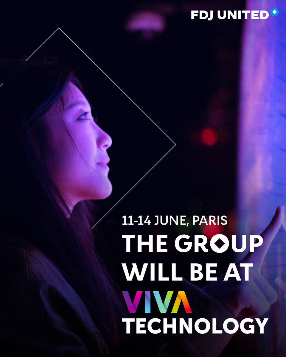 FDJ UNITED (@fdj_united) on Twitter photo Shaping the Future of <a href="/fdj_united/">FDJ UNITED</a> at <a href="/VivaTech/">Viva Technology</a>! 🚀
From June 11 to 14, join us at our Playful Booth. We’ll take you on a journey to discover our new vision and international dimension. From the next generation of digital games to retail experiences, learn how we create more Shaping the Future of <a href="/fdj_united/">FDJ UNITED</a> at <a href="/VivaTech/">Viva Technology</a>! 🚀
From June 11 to 14, join us at our Playful Booth. We’ll take you on a journey to discover our new vision and international dimension. From the next generation of digital games to retail experiences, learn how we create more
