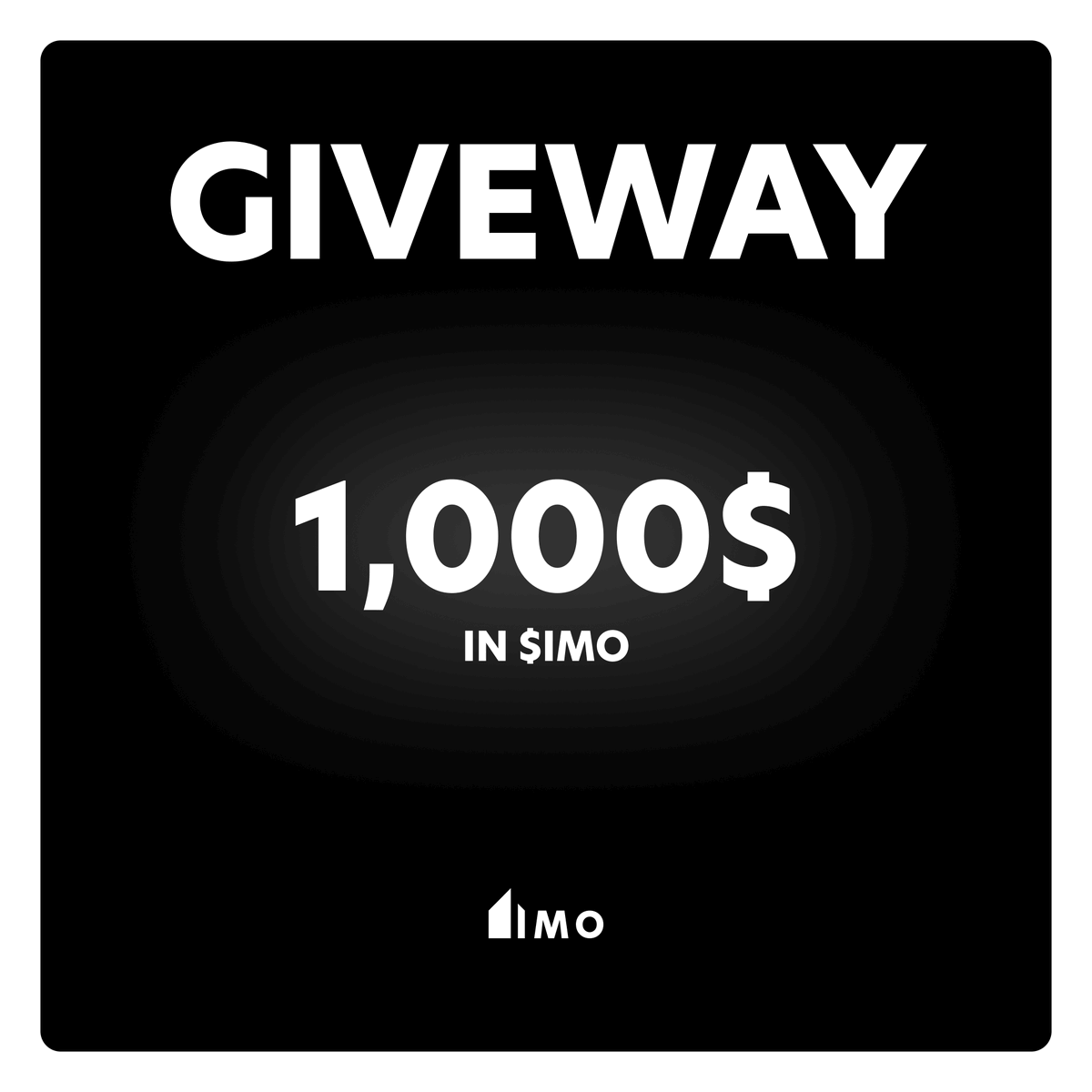 IMO invest | $IMO (@imo__invest) on Twitter photo $IMO GIVEAWAY 🎁
Win $1,000 in $IMO tokens!
To enter:
- Follow <a href="/IMO__Invest/">IMO invest | $IMO</a>
- RT this post
- Join our Telegram : t.me/IMO_Invest
Good luck everyone ! 🍀 $IMO GIVEAWAY 🎁
Win $1,000 in $IMO tokens!
To enter:
- Follow <a href="/IMO__Invest/">IMO invest | $IMO</a>
- RT this post
- Join our Telegram : t.me/IMO_Invest
Good luck everyone ! 🍀