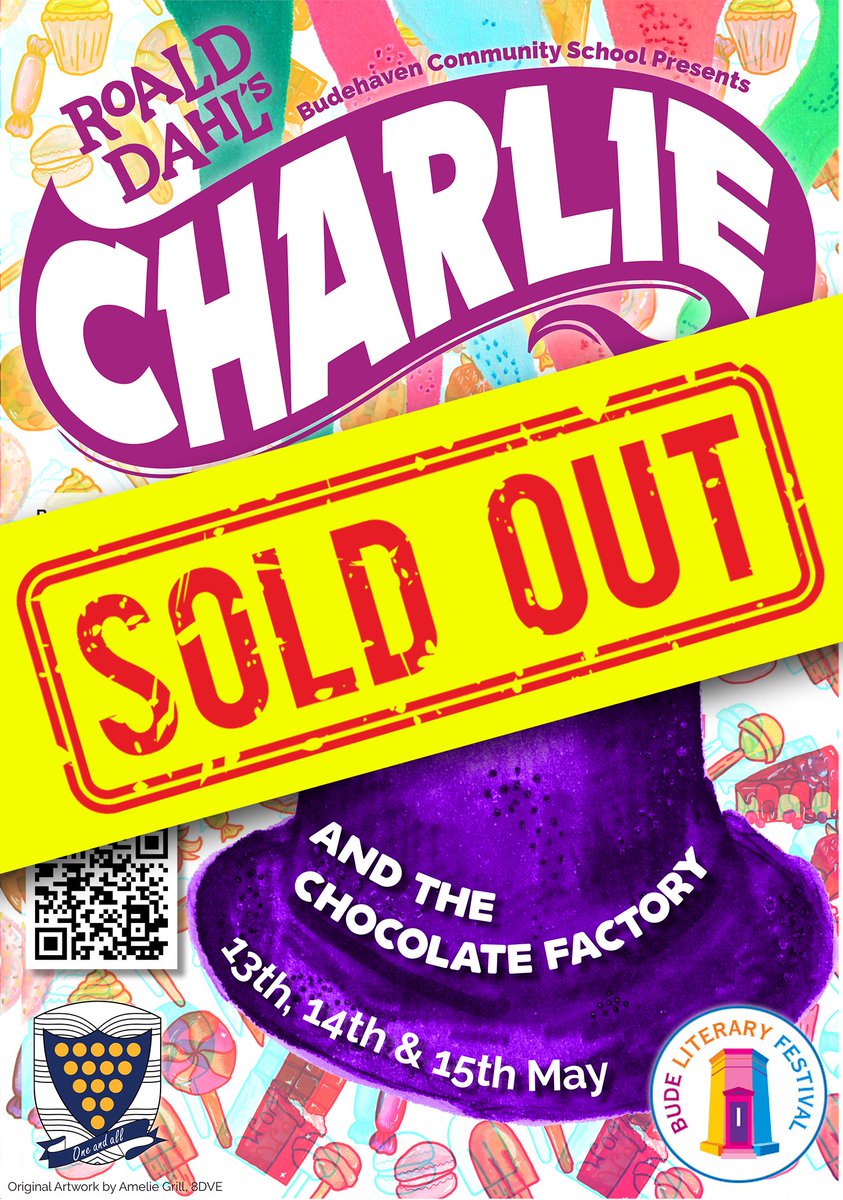 Tickets for this year's school play, Charlie and the Chocolate Factory, have all sold out! If you are lucky enough to have a ticket, you are in for a licksquishy storytelling extravaganza! #budehavenschool #schooldrama #charlieandthechocolatefactory