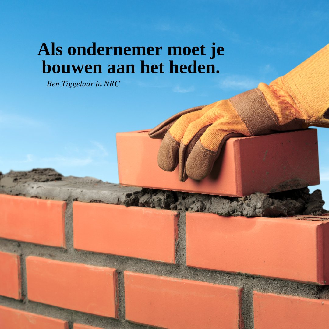 Ben Tiggelaar (@bentiggelaar_bt) on Twitter photo Als ondernemer moet je bouwen aan het heden, de activiteiten waar je nu je geld mee verdient, รฉn aan de toekomst, waar straks de winst wordt gemaakt. โRunโ en โchangeโ. Hoe combineer je dit op een slimme manier?
Je leest erover in Bens ๐ป๐ถ๐ฒ๐๐๐ฒ ๐ก๐ฅ๐-๐ฐ๐ผ๐น๐๐บ๐ป. Als ondernemer moet je bouwen aan het heden, de activiteiten waar je nu je geld mee verdient, รฉn aan de toekomst, waar straks de winst wordt gemaakt. โRunโ en โchangeโ. Hoe combineer je dit op een slimme manier?
Je leest erover in Bens ๐ป๐ถ๐ฒ๐๐๐ฒ ๐ก๐ฅ๐-๐ฐ๐ผ๐น๐๐บ๐ป.
