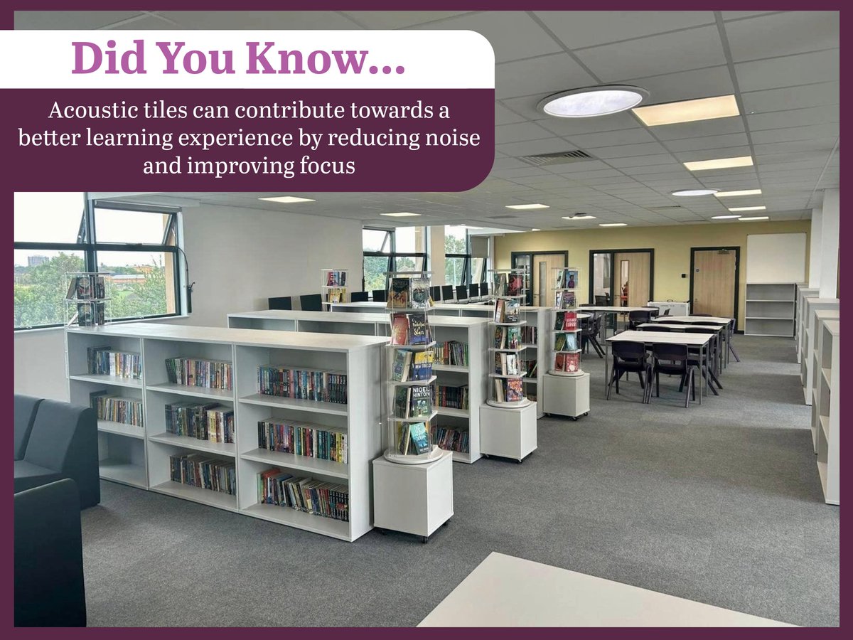 Supacord and Broadrib carpet tiles cut impact noise by up to 23–25 dB, helping create quieter, more focused learning spaces in schools and colleges. 🧠📚

View Supacord: ow.ly/BkOc50VgeYU
View Broadrib: ow.ly/pE1e50Vgf3z

 #NoiseReduction