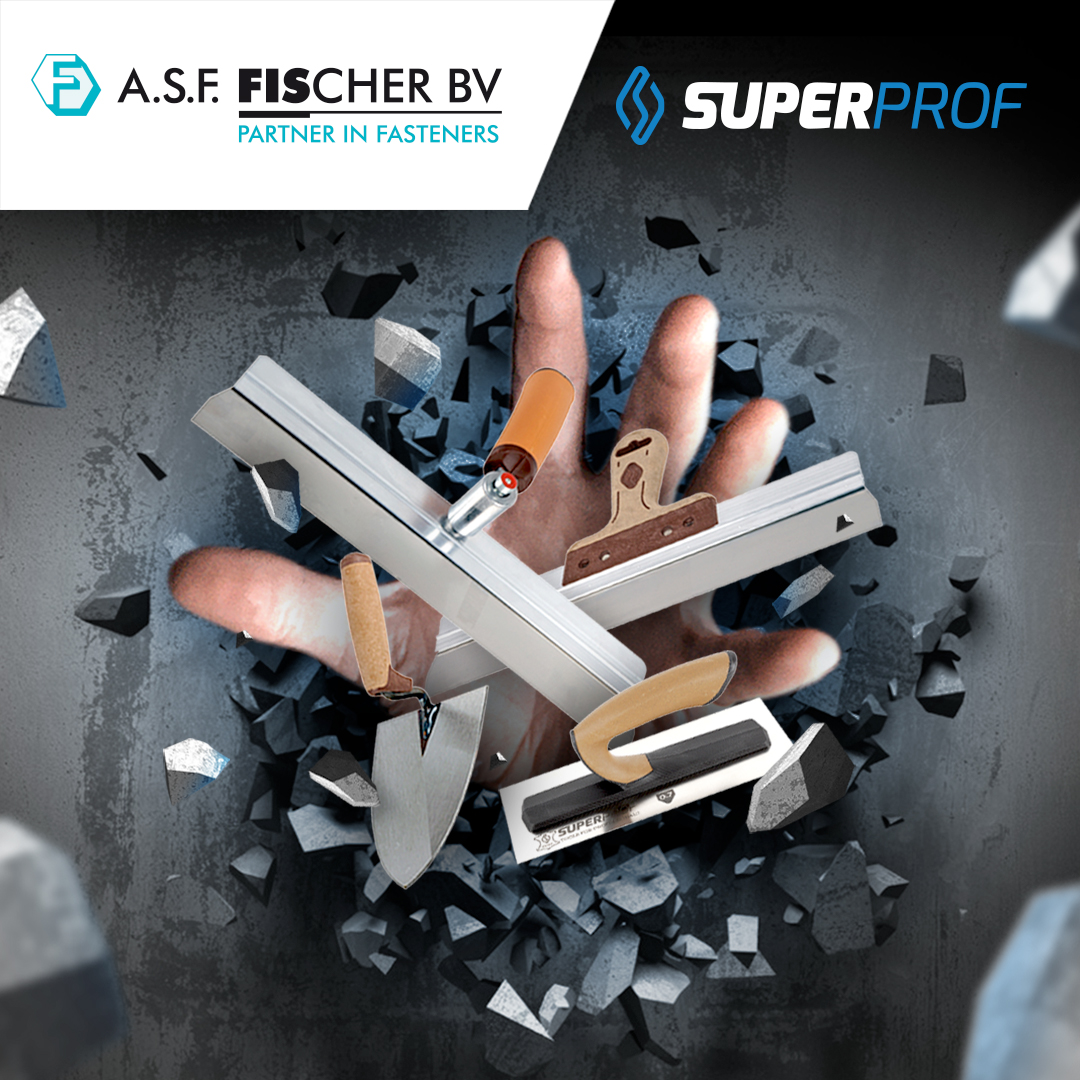 Met gepaste trots delen wij mede dat Super Prof BV uit Velddriel is overgenomen door A.S.F. Fischer. Super Prof is sinds 1976 hét merk voor handgereedschap voor professionals zoals stukadoors, metselaars en schilders. 
#tools #professionals #handgereedschap #superprof #asffischer
