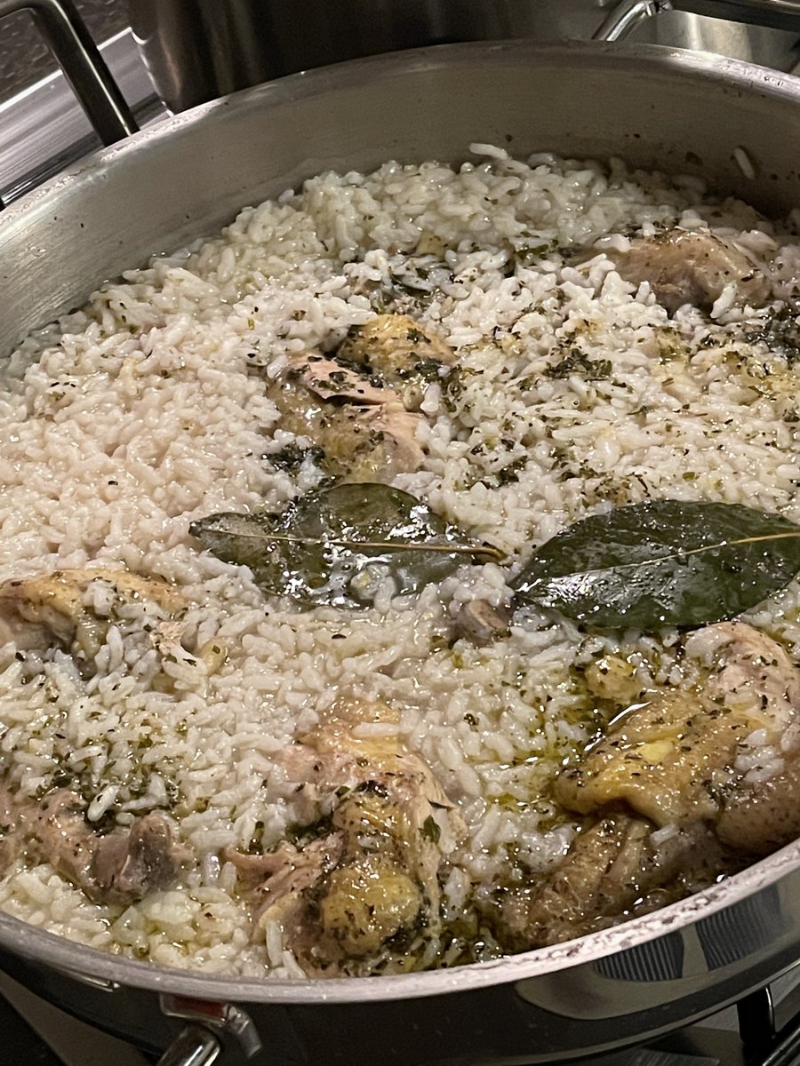 This hearty Farm Chicken Risotto with Herbs is comfort in a pan. Made with tender chicken, organic risotto rice, and freshly picked herbs, it's a simple yet flavorful dish perfect for family meals. 
#ChickenRisotto #FarmToTableMeal #OrganicCooking #HomemadeDinner #OnePanRecipe