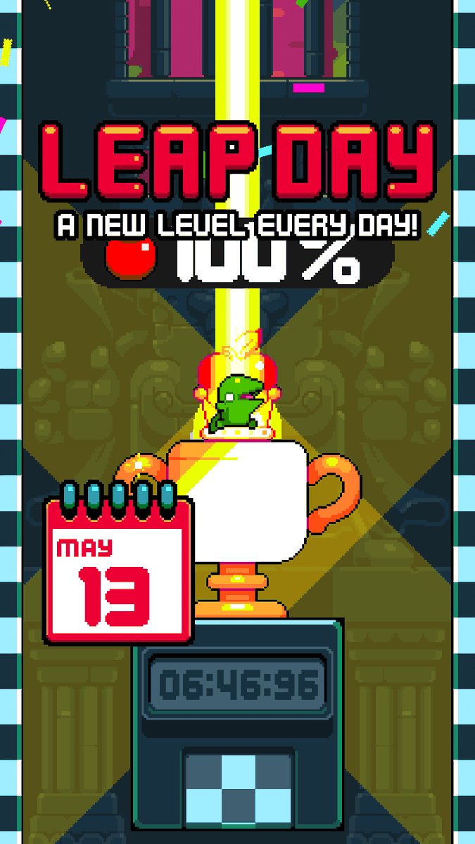 leapdayday's tweet photo. Just beat 13/05/2025 in Nitrome's #Leapday! https://t.co/2rDythklws