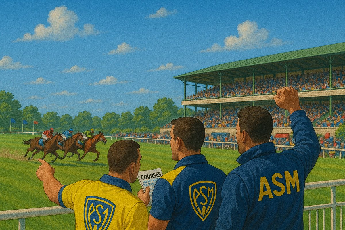 ASM Rugby (@asmofficiel) on Twitter photo ยซย ๐ก๐ ๐๐ง๐๐ญ ๐๐ ๐กโ๐ผ๐๐ ๐พ๐ก๐๐ง๐ข๐ค๐ฃ๐ฉ ๐ผ๐ช๐ซ๐๐ง๐๐ฃ๐ย ยป ร lโ <a href="/HippodromeVichy/">Hippodrome de Vichy</a> demain ร 17h07 lors de la rรฉunion de Galop ๐
โก๏ธOuverture des portes ร 15h15, dรฉpart de la premiรจre course ร 15h52
๐๏ธ coursesvichy.mokatourisme.fr/event ยซย ๐ก๐ ๐๐ง๐๐ญ ๐๐ ๐กโ๐ผ๐๐ ๐พ๐ก๐๐ง๐ข๐ค๐ฃ๐ฉ ๐ผ๐ช๐ซ๐๐ง๐๐ฃ๐ย ยป ร lโ <a href="/HippodromeVichy/">Hippodrome de Vichy</a> demain ร 17h07 lors de la rรฉunion de Galop ๐
โก๏ธOuverture des portes ร 15h15, dรฉpart de la premiรจre course ร 15h52
๐๏ธ coursesvichy.mokatourisme.fr/event