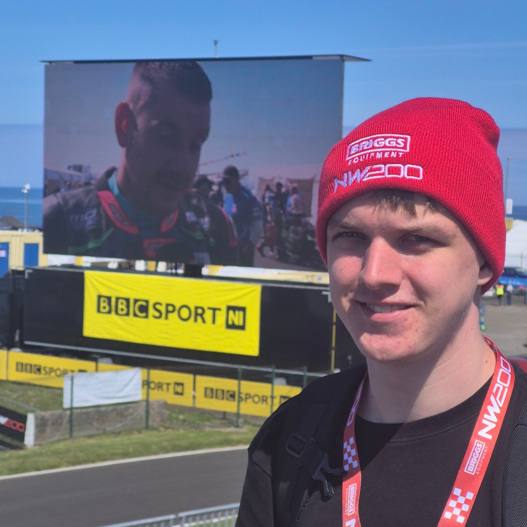 Study At Ulster (@studyatulster) on Twitter photo Noah White took the fast lane into event journalism during his placement at the <a href="/northwest200/">North West 200</a>.
From truck runs to beach races, Noah created content for Facebook, TikTok & Instagram — helping bring NI’s biggest sporting event to 1.8M+ global fans!
#WeAreUU | <a href="/UlsterJournos/">Journalism at Ulster</a> Noah White took the fast lane into event journalism during his placement at the <a href="/northwest200/">North West 200</a>.
From truck runs to beach races, Noah created content for Facebook, TikTok & Instagram — helping bring NI’s biggest sporting event to 1.8M+ global fans!
#WeAreUU | <a href="/UlsterJournos/">Journalism at Ulster</a>