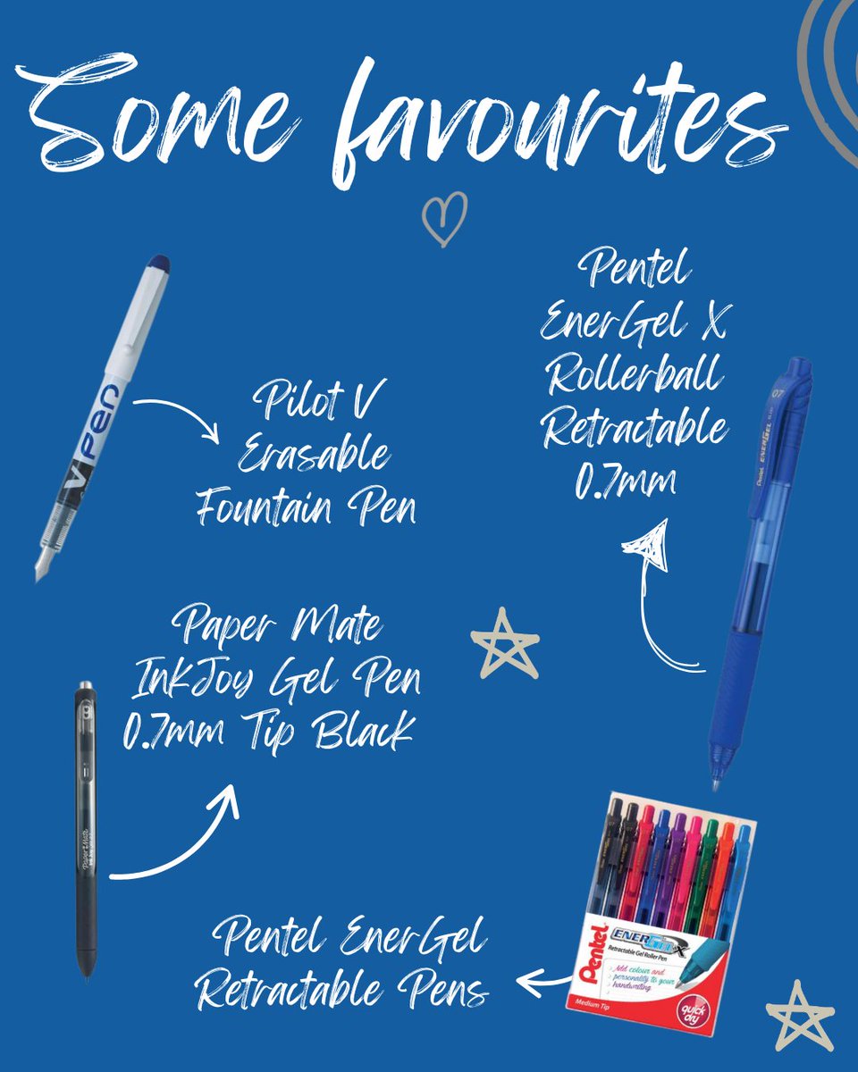 We’re all about pens today with National Stationery Week’s second sponsor <a href="/PentelUK/">PentelUK</a> 🖊️✨

From bold markers to trusty mechanical pencils, they’ve got creativity covered.

We’re sharing our current faves — what are yours?

#PassionForPens #NatStatWeek #LoveStationery