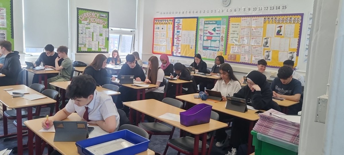 Emma A McCabe (@mrsmccabemaths) on Twitter photo Last chance revision for the National 5 Maths exam tomorrow. <a href="/St_Rochs/">St Roch's Secondary</a> pupils are turning out in full force. 😁
Best week of the year! ➕️➗️➖️✖️#mathsexams Last chance revision for the National 5 Maths exam tomorrow. <a href="/St_Rochs/">St Roch's Secondary</a> pupils are turning out in full force. 😁
Best week of the year! ➕️➗️➖️✖️#mathsexams
