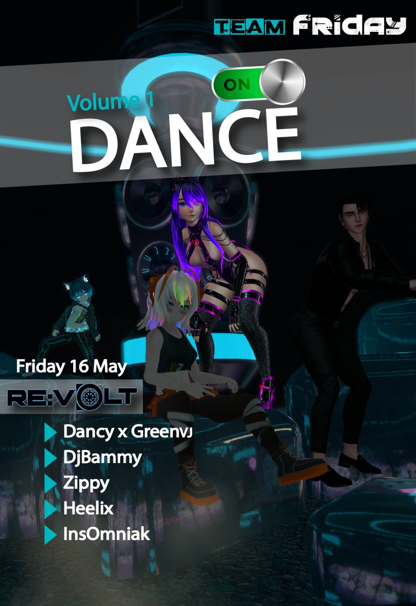 TeamFridayVR's tweet photo. 🎉 Get ready for DANCE ON! 🎉
This is THE night where we move, we groove, and we shake it like never before! just pure energy and good vibes. Bring your best moves, your wildest friends, and your biggest smiles. It's time to dance your ass off, this is DANCE ON! 🎆 Don’t miss it. https://t.co/CwPNorqhRI