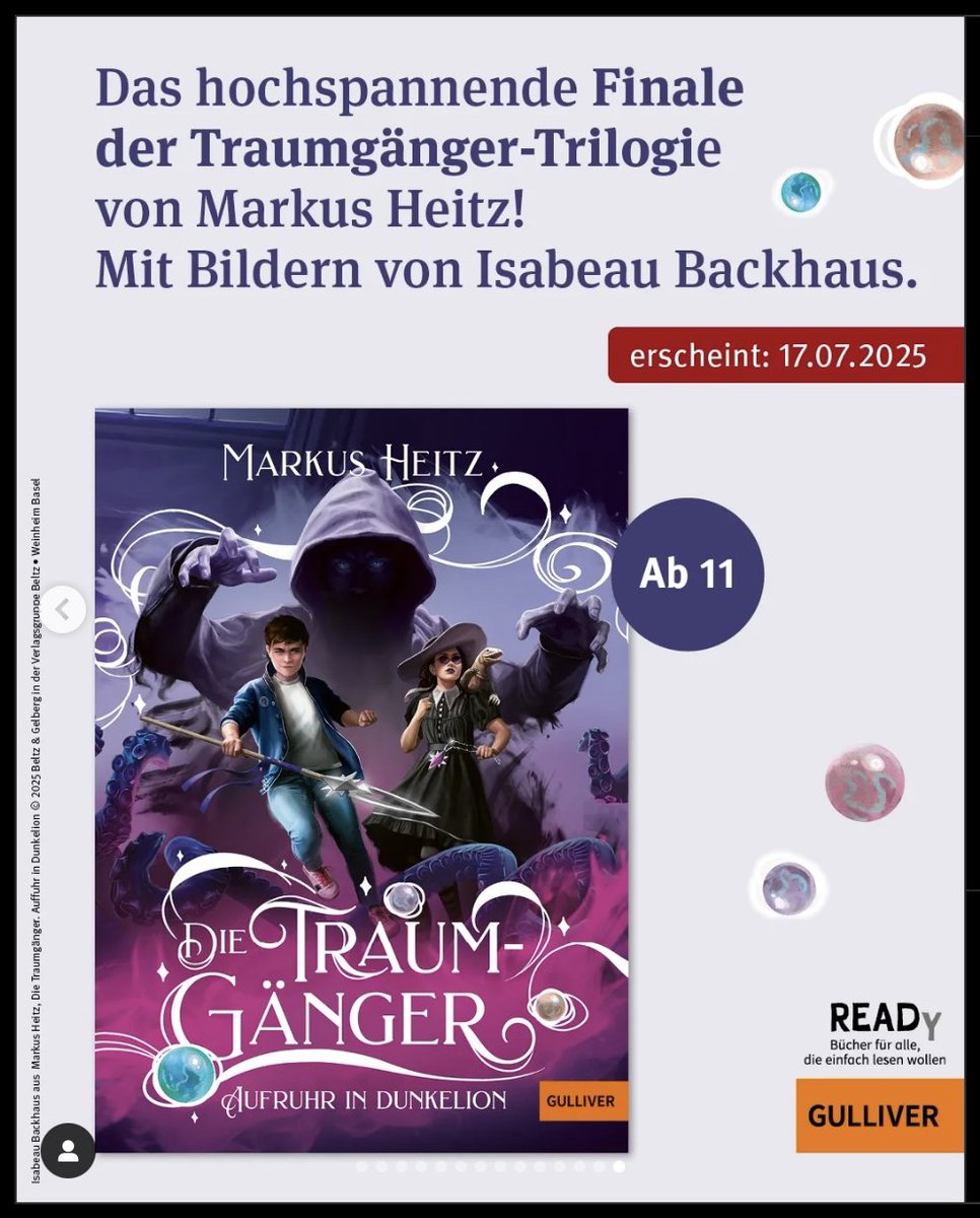 Markus Heitz (@markus_heitz) on Twitter photo Ach, Leude, kommt, ich hau noch einen raus! :D
Wieder so ein tolles Cover! :)
Mit <a href="/IsaIllustration/">Isa Art and Illustration</a> Ach, Leude, kommt, ich hau noch einen raus! :D
Wieder so ein tolles Cover! :)
Mit <a href="/IsaIllustration/">Isa Art and Illustration</a>