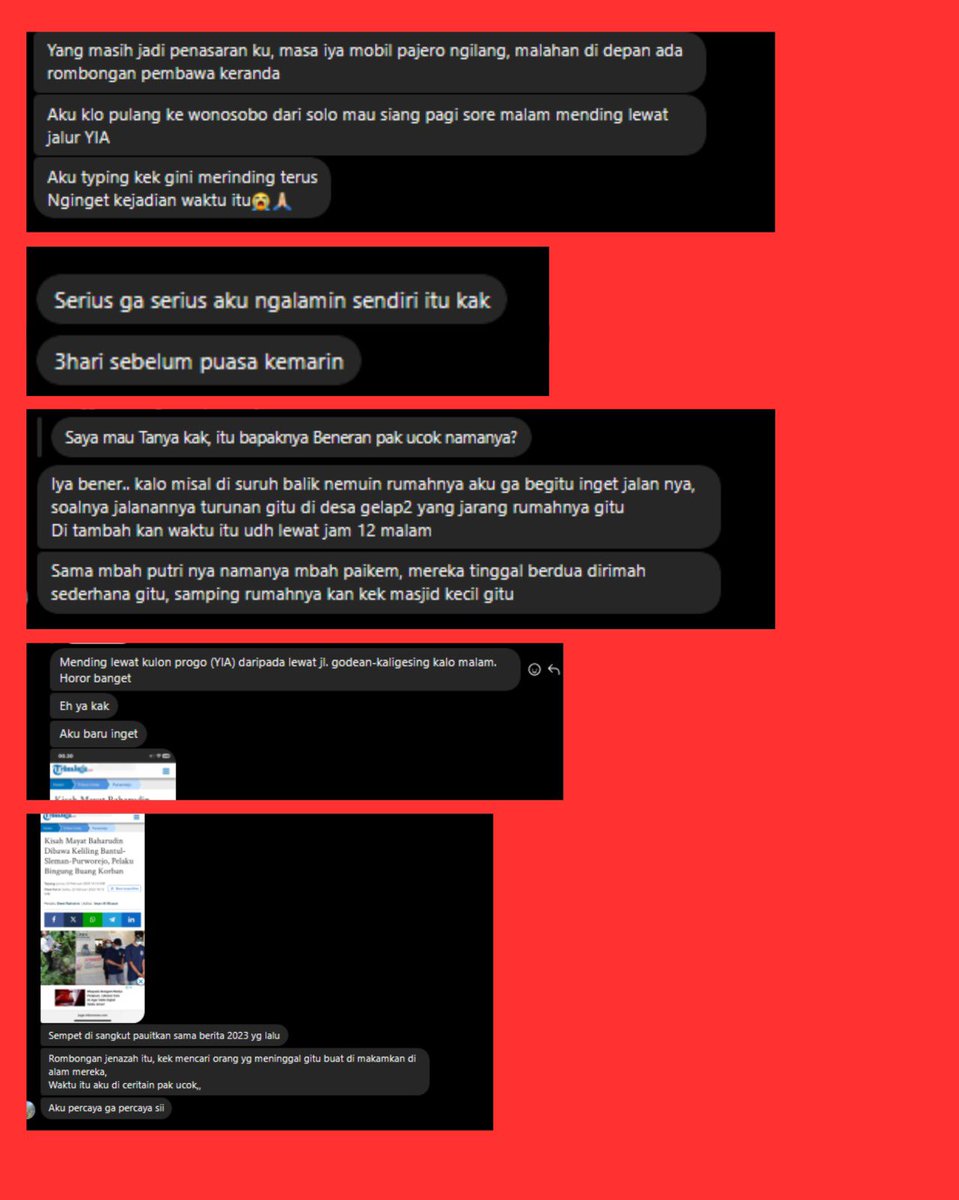 HORROR JALAN GODEAN - KALIGESING KULONPROGO 

A THREAD HORROR 
#bacahorror