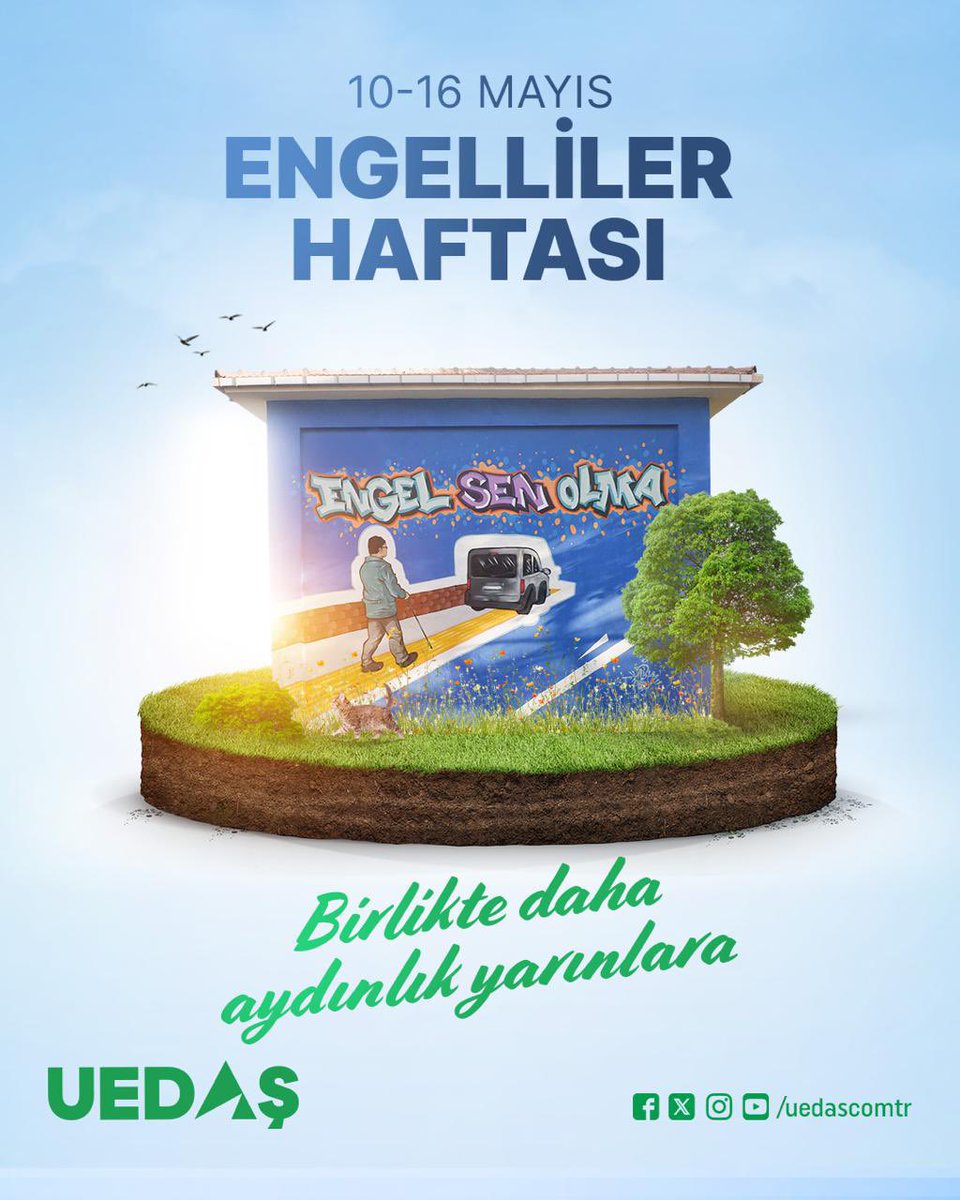 UEDAŞ (@uedascomtr) on Twitter photo Engelleri kaldırmak, önce fark etmekle başlar.
Unutma, küçük bir adım büyük bir değişimin başlangıcı olabilir.
Engel Olma, Destek Ol!
#EngelSenOlma #Farkındalık #TrafolarKonuşuyor #UEDAŞ Engelleri kaldırmak, önce fark etmekle başlar.
Unutma, küçük bir adım büyük bir değişimin başlangıcı olabilir.
Engel Olma, Destek Ol!
#EngelSenOlma #Farkındalık #TrafolarKonuşuyor #UEDAŞ