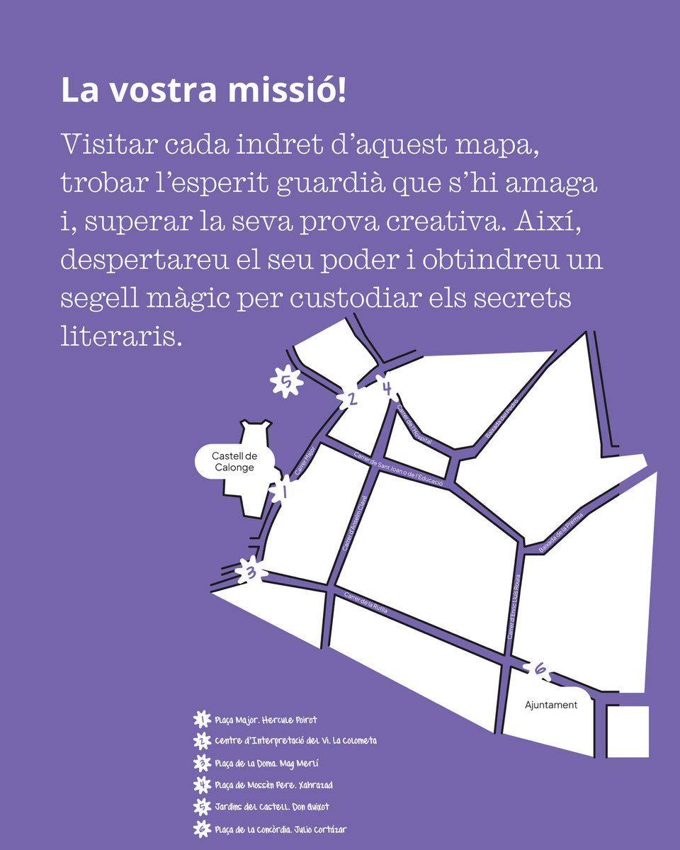📣Famílies! Us necessitem!

📚Les històries més meravelloses corren perill de ser oblidades i només amb la vostra ajuda, els esperits guardians de Calonge podran mantenir-les en la memòria de tothom.

📲Demaneu el vostre llibret a pobledellibres@calonge.cat

❤️Veniu a ajudar-los!