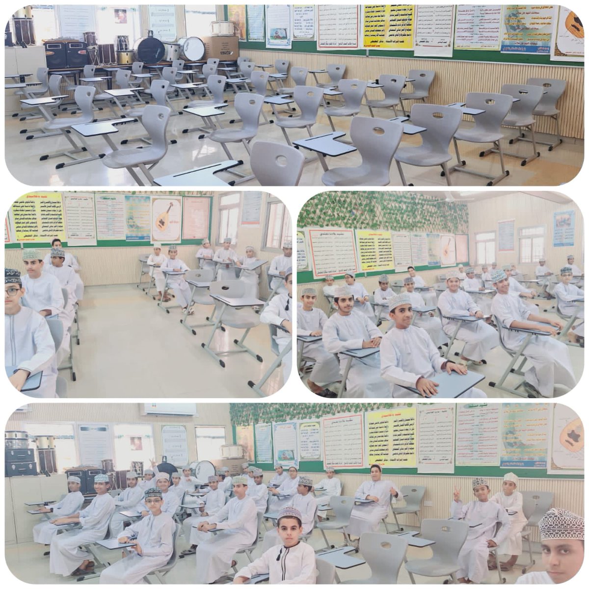 "وصول الأثاث الجديد لقاعة المهارات الموسيقية ليضفي لمسة جمالية في  بيئة تعليمية محفزة تنبض بالفن وتحتضن المواهب.