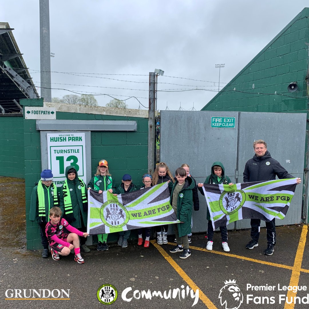 In April, we took some of our ambassadors on an away trip to Yeovil.

Big thanks to our partners <a href="/GrundonRecycle/">Grundon</a> . Their support makes trips like these possible and helps us keep giving back to the community

#PLFansFund #FGRCommunity #wearefgr💚#MoreThanAGame
