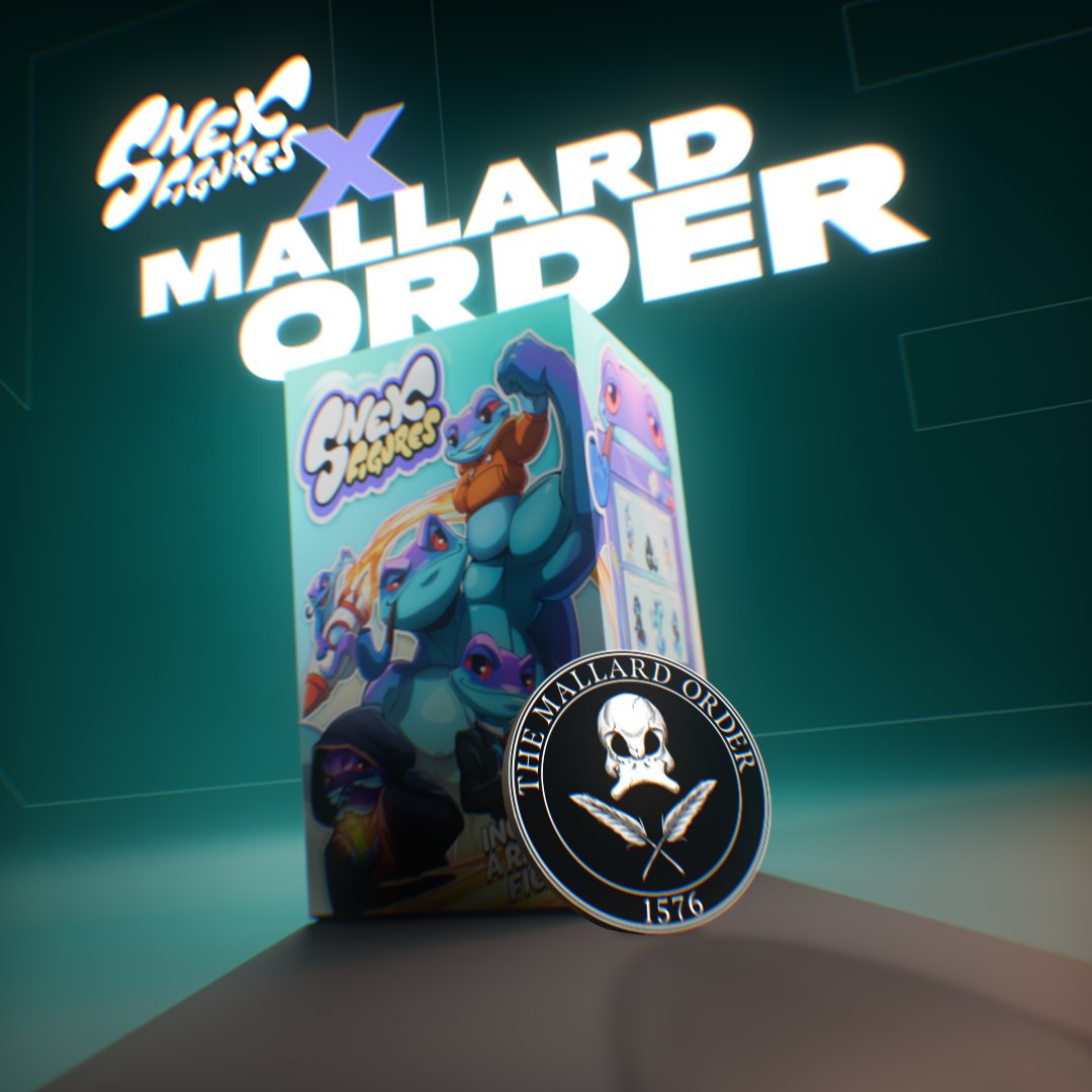 The Mallard Order has been gifted a figure. One of you will claim it.

Our friend <a href="/VictorWarrr/">VictorWarrr</a> and the team at <a href="/SnekFigures/">Snek Figures</a> are crafting high-quality physicals — and they’ve offered one to the Order for a giveaway 🐍

To enter:
➞ Follow <a href="/SnekFigures/">Snek Figures</a> + <a href="/MallardOrder/">The Mallard Order</a> 
➞ Like + RT