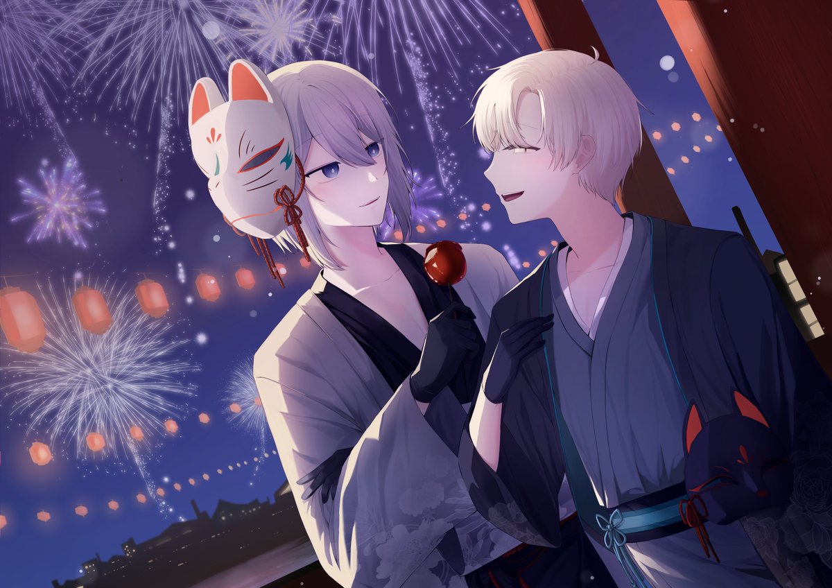 올만에 배경 있는 일러 그렸네요!