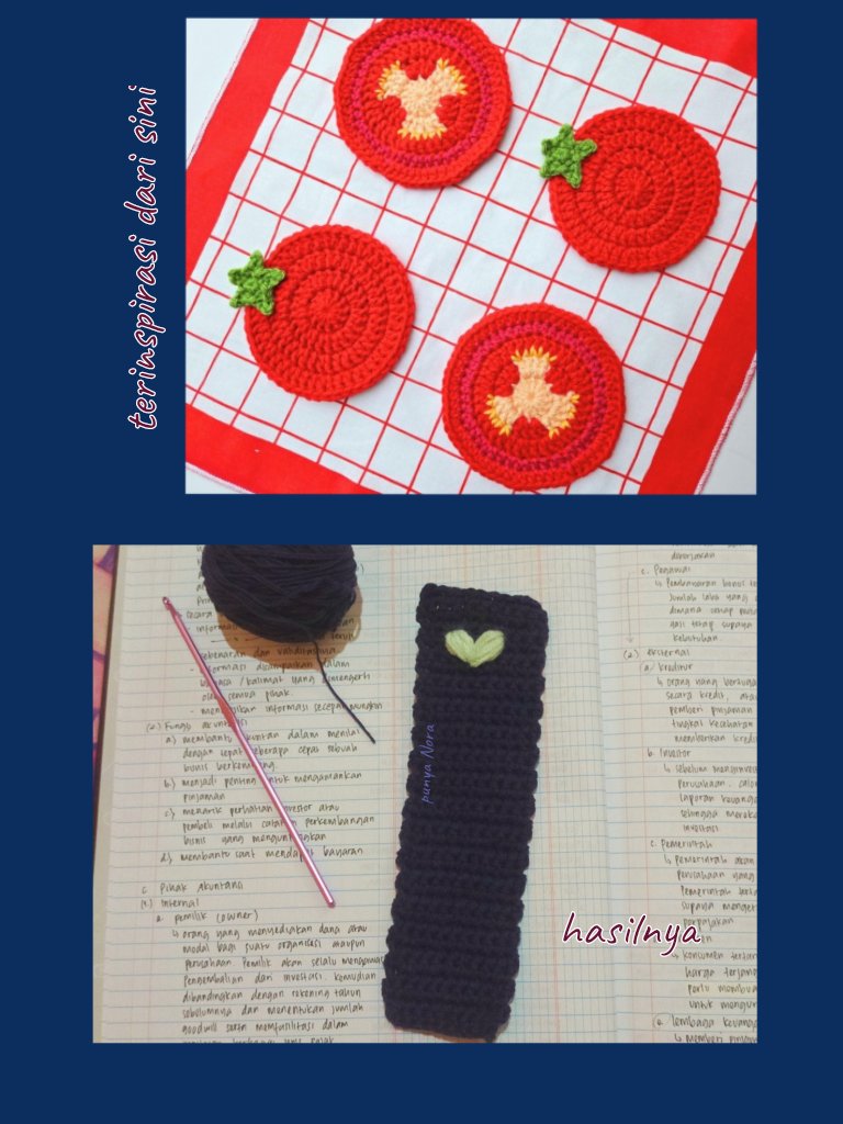 pertama kali ikutan #SudutRajutMonthlyChallenge

Blueberry Yogurt 
hook: 3,5mm
yarn: katun bali &amp; milk cotton
inspired by: tomato coaster on Pinterest