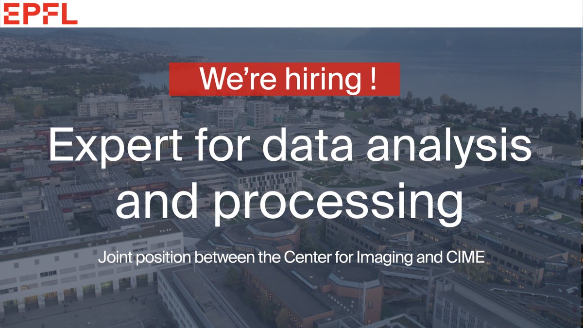 EPFL Center for Imaging (@epfl_imaging) on Twitter photo 🚨 Job Alert. Like and retweet! The <a href="/EPFL_Imaging/">EPFL Center for Imaging</a>
Center and the CIME (Interdisciplinary Center for Electron Microscopy) are looking for an
expert for data analysis and processing! lnkd.in/eaZuhWjp 🚨 Job Alert. Like and retweet! The <a href="/EPFL_Imaging/">EPFL Center for Imaging</a>
Center and the CIME (Interdisciplinary Center for Electron Microscopy) are looking for an
expert for data analysis and processing! lnkd.in/eaZuhWjp