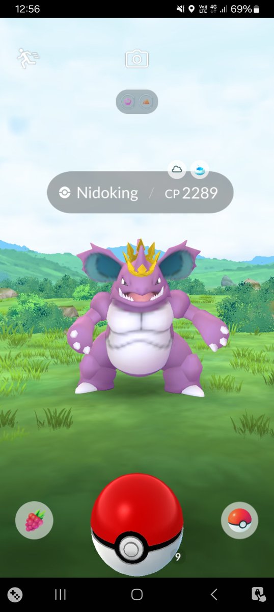Didn't know this could happen. Crown nidoking off the daily insence???

#PokemonGO