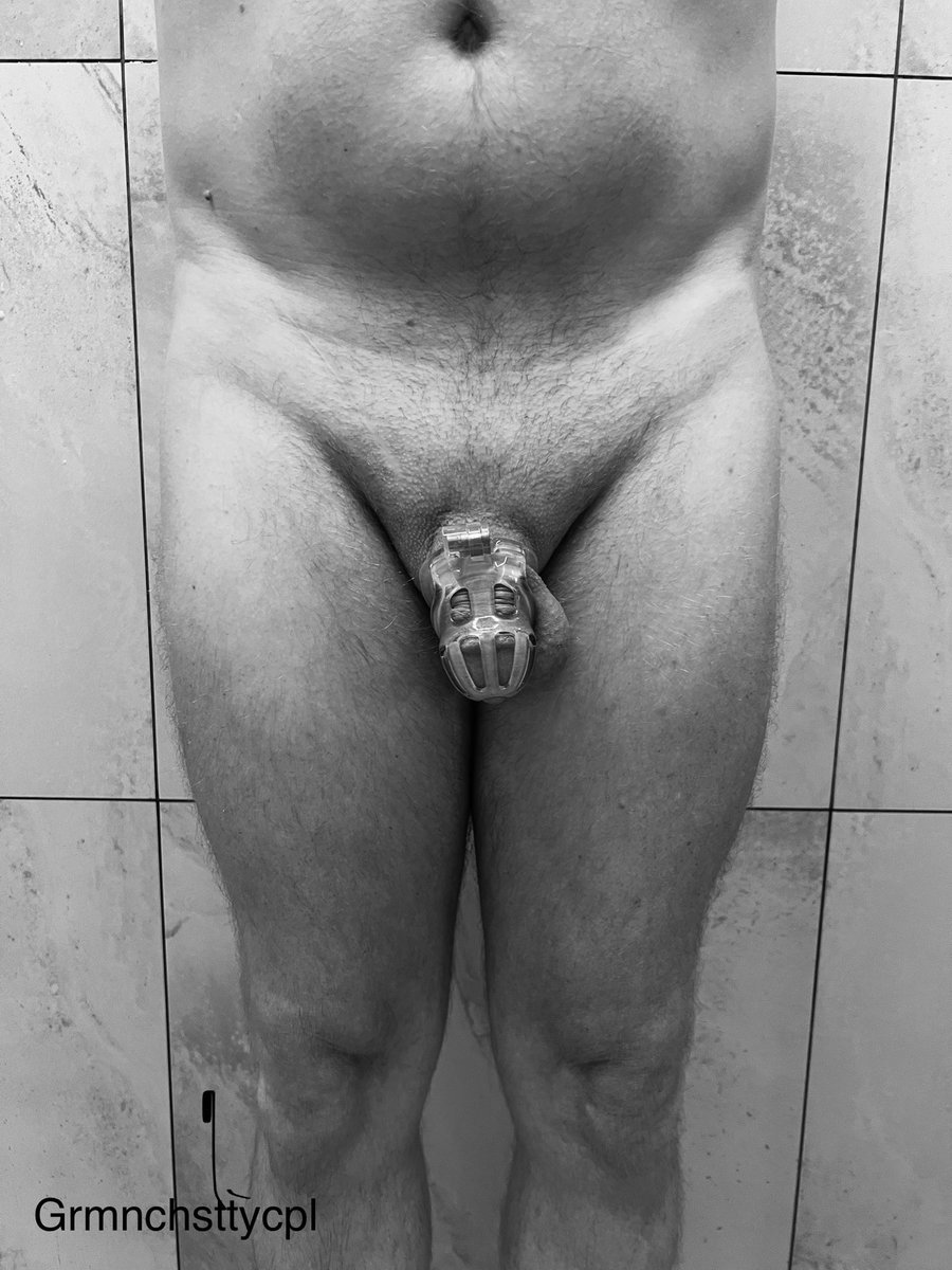 Grmchsttcpl's tweet photo. We bought this one yesterday. It’s a cage from rimba and it’s doing the job. Good work for a mass produced chastity cage. 

#Peniskäfig #chastity #rimba https://t.co/3GaOA90CJn