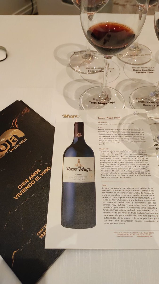 Añada histórica para Muga:Fue un antes y un después de nuestra bodega. Mi padre, #ManoloMuga, fue el impulsor de este proyecto: vino moderno e innovador cuya primera añada llegó en el 91. Un brindis por él y por todos,#Mugalovers!🍷🍷
