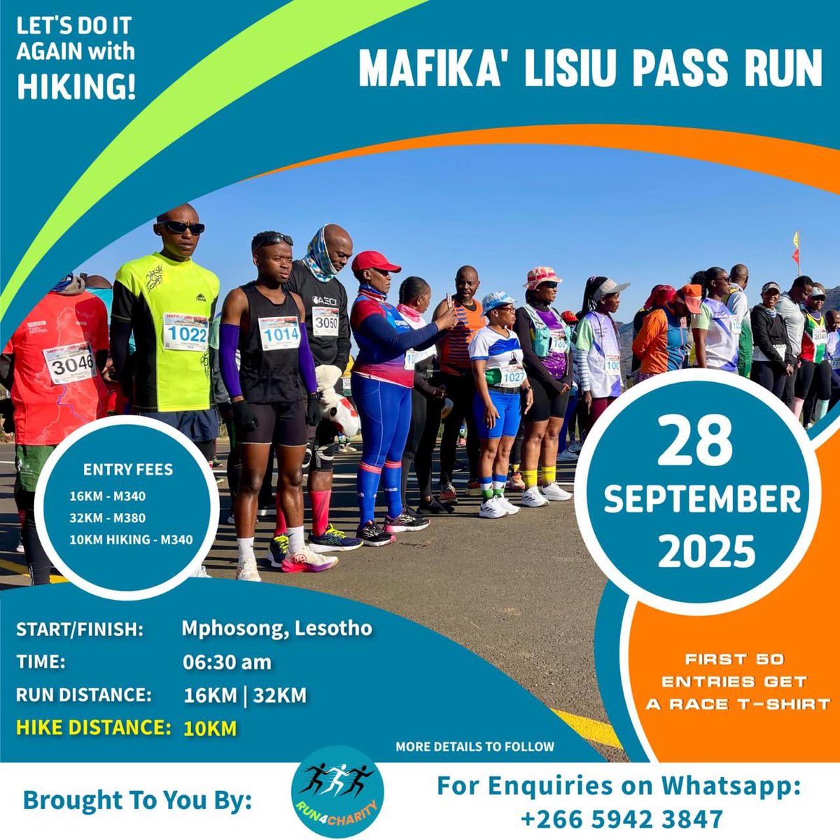 Kauzen (@kauzen1) on Twitter photo Lets to Lesotho for Mountain possibility snow race as well secure.onreg.com/onreg2/front/s…
#IPaintedMyRun #TrapnLos #FetchYourLife2025 #RunningWithTumiSole <a href="/waterfallcityac/">Waterfall City Athletics Club</a> <a href="/midrandstriders/">Midrand Striders</a> Lets to Lesotho for Mountain possibility snow race as well secure.onreg.com/onreg2/front/s…
#IPaintedMyRun #TrapnLos #FetchYourLife2025 #RunningWithTumiSole <a href="/waterfallcityac/">Waterfall City Athletics Club</a> <a href="/midrandstriders/">Midrand Striders</a>