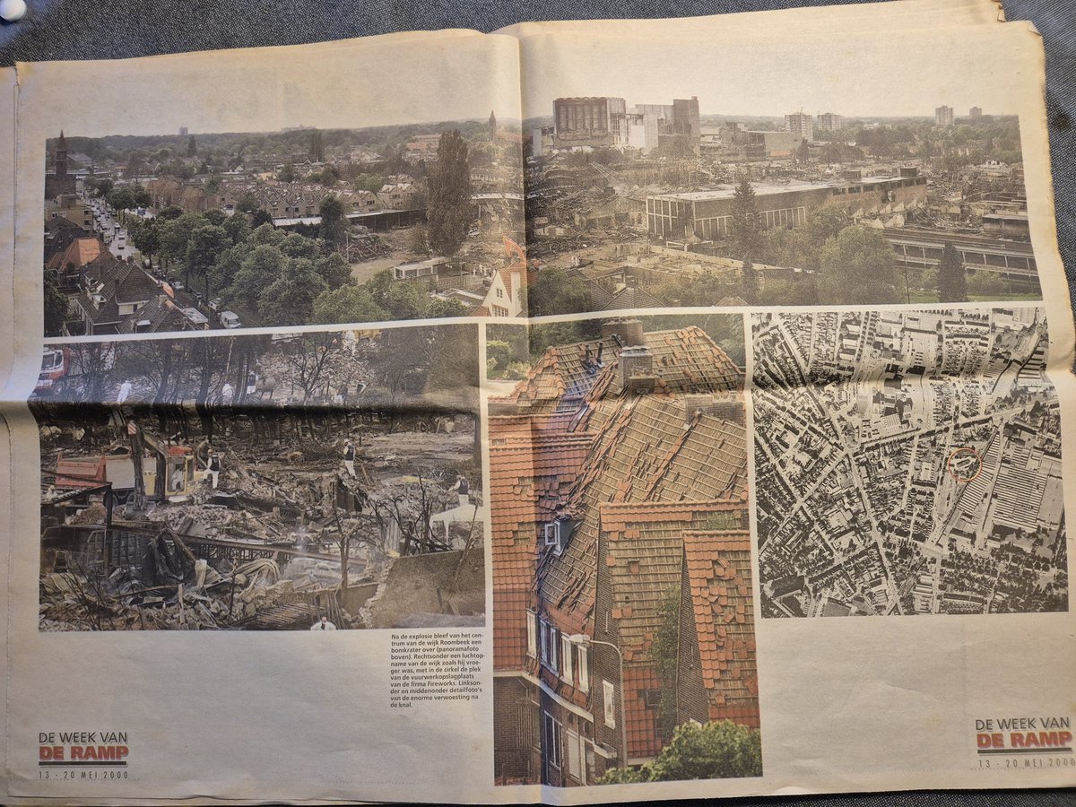 melkgeiten's tweet photo. 13 mei 2000
Hier in 4 foto's uit de extra uitgave @tubantia destijds..
Wat een gewone dag leek te worden, sloeg om in een totale ramp
Hier bij ons thuis hebben de klap en dreun gehoord en gevoeld
25 jaar geleden alweer
#roombeek #Enschede #vuurwerkramp https://t.co/Bua6QwW3A3