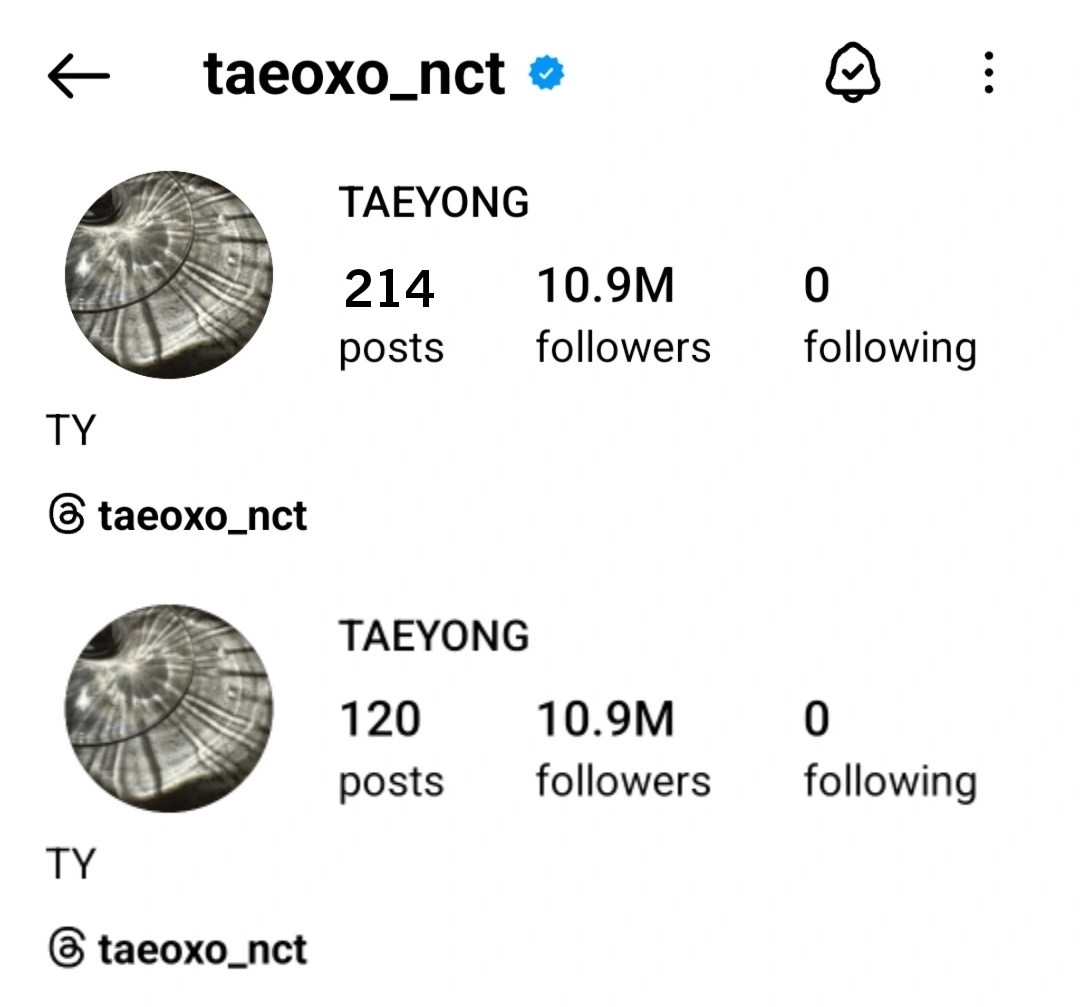 taeyongpictures's tweet photo. TAEYONG HAS DELETED/ARCHIVED ABOUT 94 OF HIS INSTAGRAM POSTS 😭😭😭😭 https://t.co/2Ck0K0aZMU
